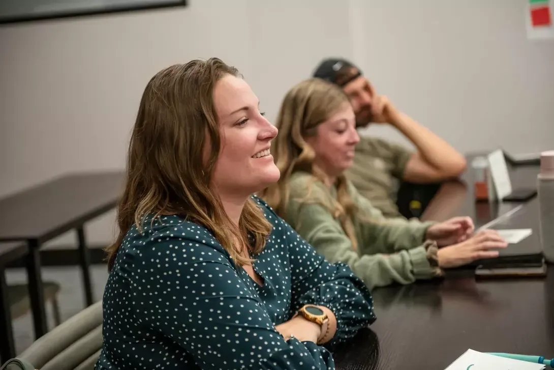 Adult students in classroom